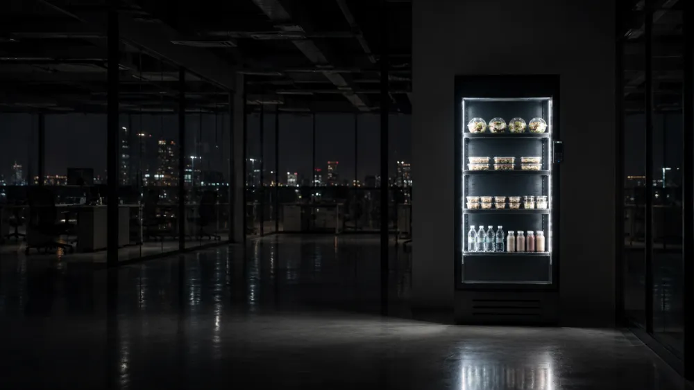 Smart fridge 's nachts beschikbaar op kantoor