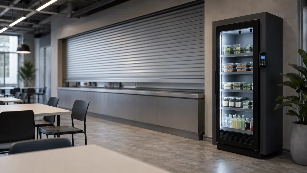 Kantine gesloten, smart fridge blijft open