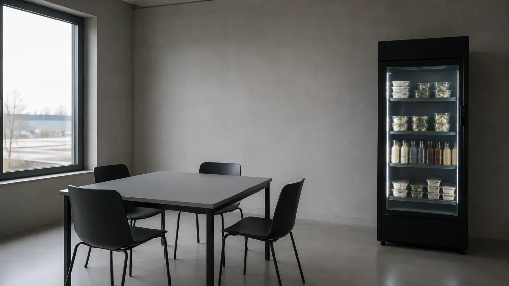 Kleine refter met smart fridge
