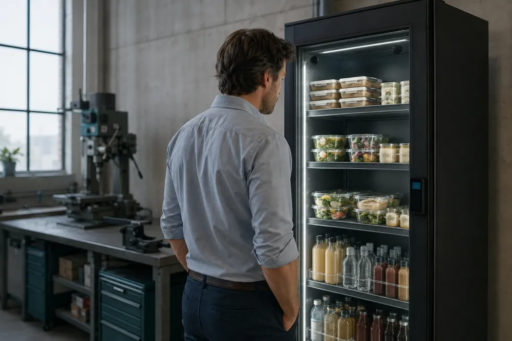 Smart fridge op de werkvloer