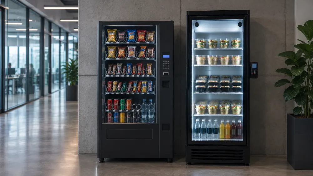 Snackautomaat versus smart fridge